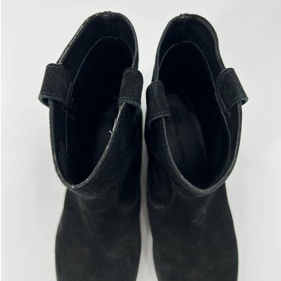 REBECCA MINKOFF Chasidy Black Suede Booties size 8M - Picture 6 of 9